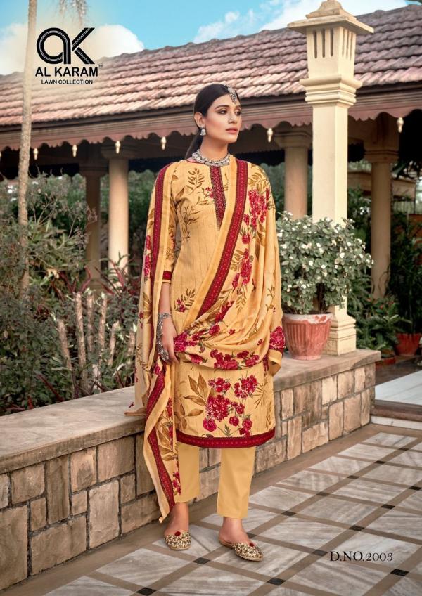 Al Karam Mahjabeen Vol-2 Cotton Pakistani Designer Dress Material